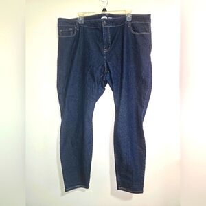 Women's Old Navy Plus Size Skinny Leg Blue Jeans - 22P Short